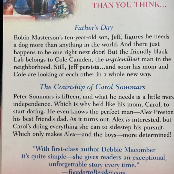 Lot of 2 Debbie Macomber Romance Novels 🌷Bundle your likes and save🌷 - Picture 5 of 6